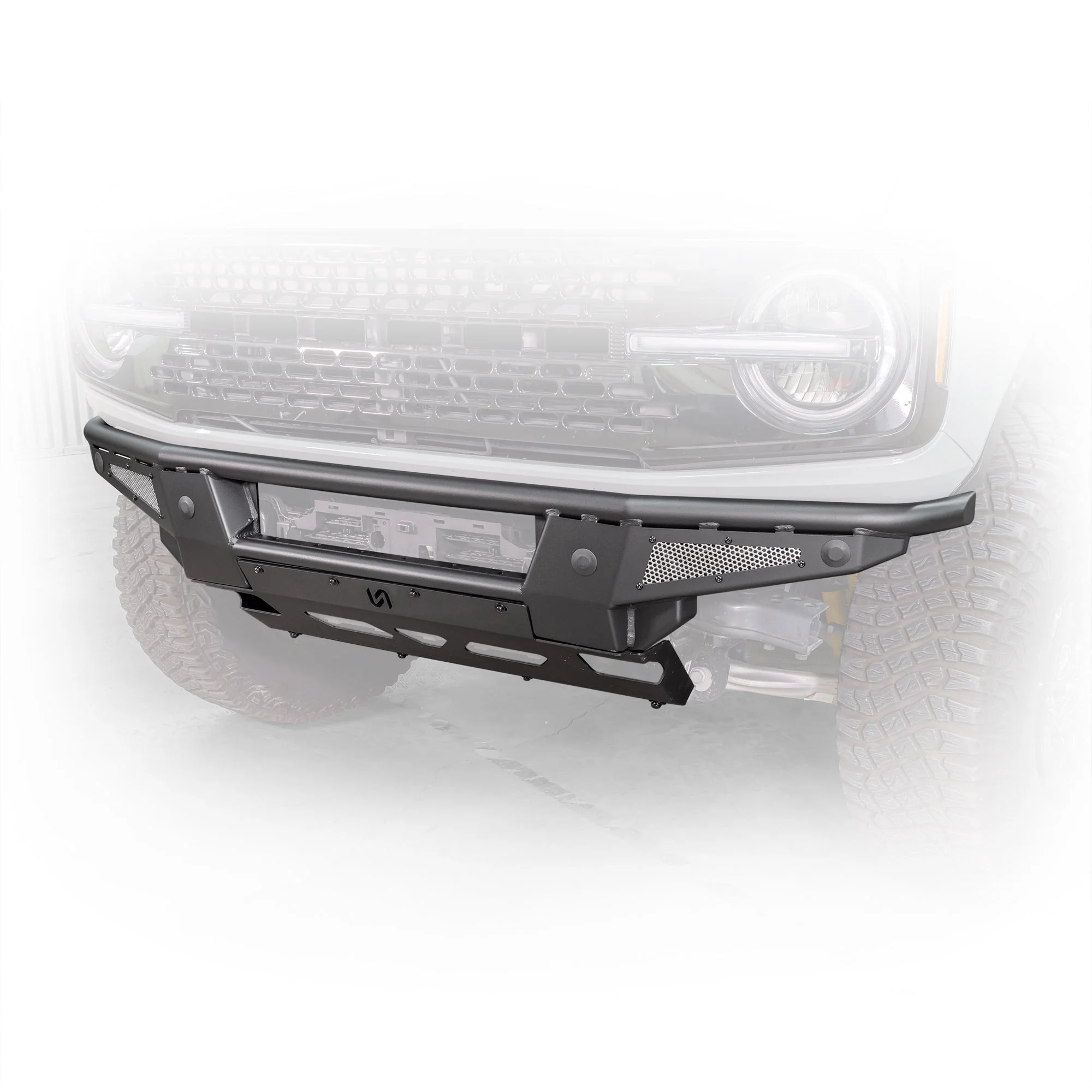 Turn Offroad  - 2021+ Ford Bronco Baja Tubular Front Bumper & Skid Plate