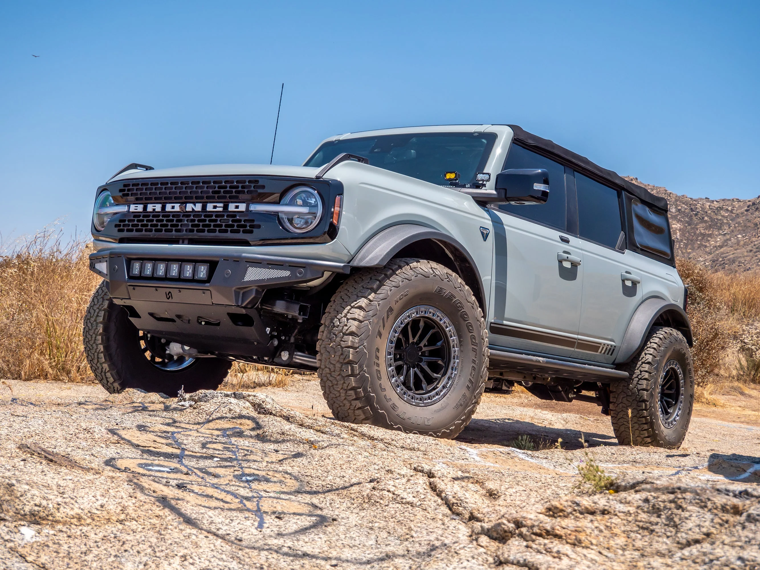 Turn Offroad  - 2021+ Ford Bronco Baja Tubular Front Bumper & Skid Plate - Image 2