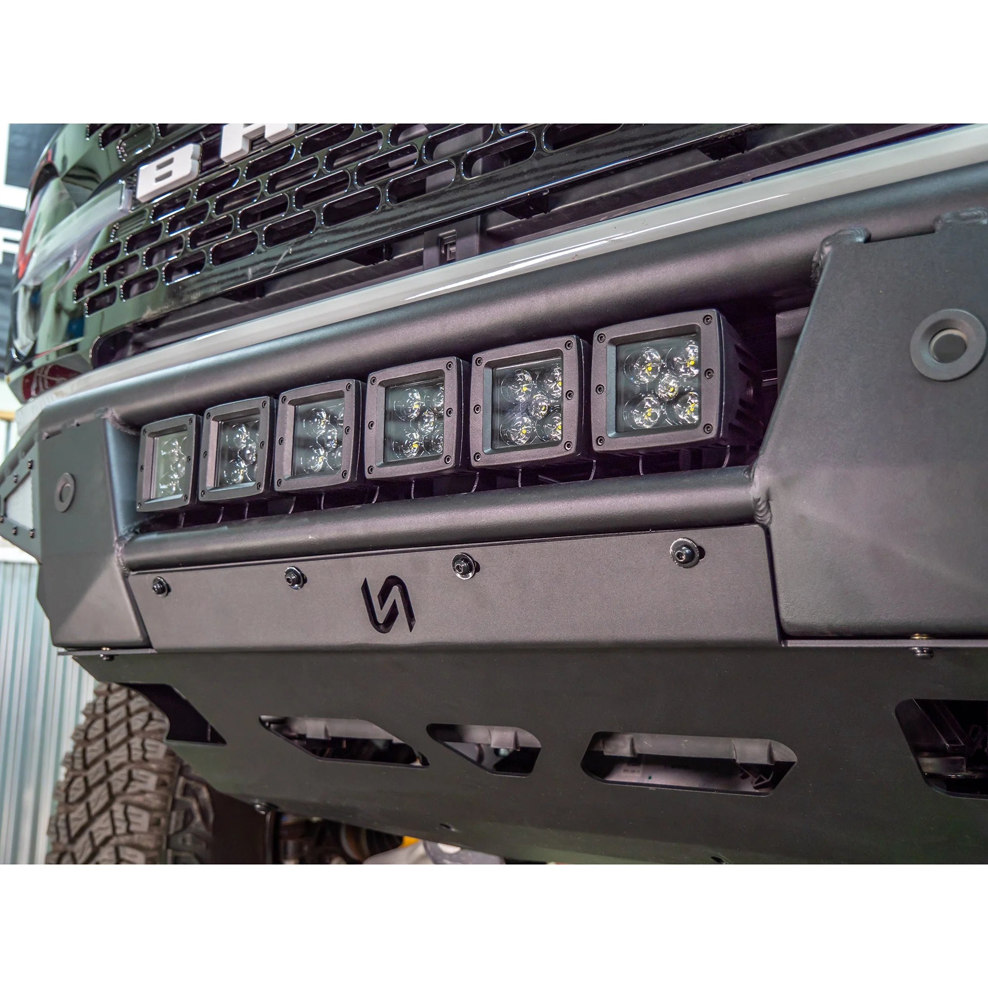 Turn Offroad  - 2021+ Ford Bronco Baja Tubular Front Bumper & Skid Plate - Image 6