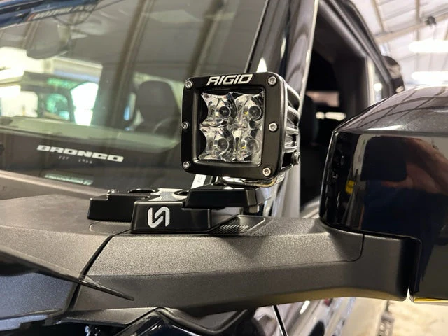 Turn Offroad  -2021+ Ford Bronco Billet Mirror Light Mount - Image 11