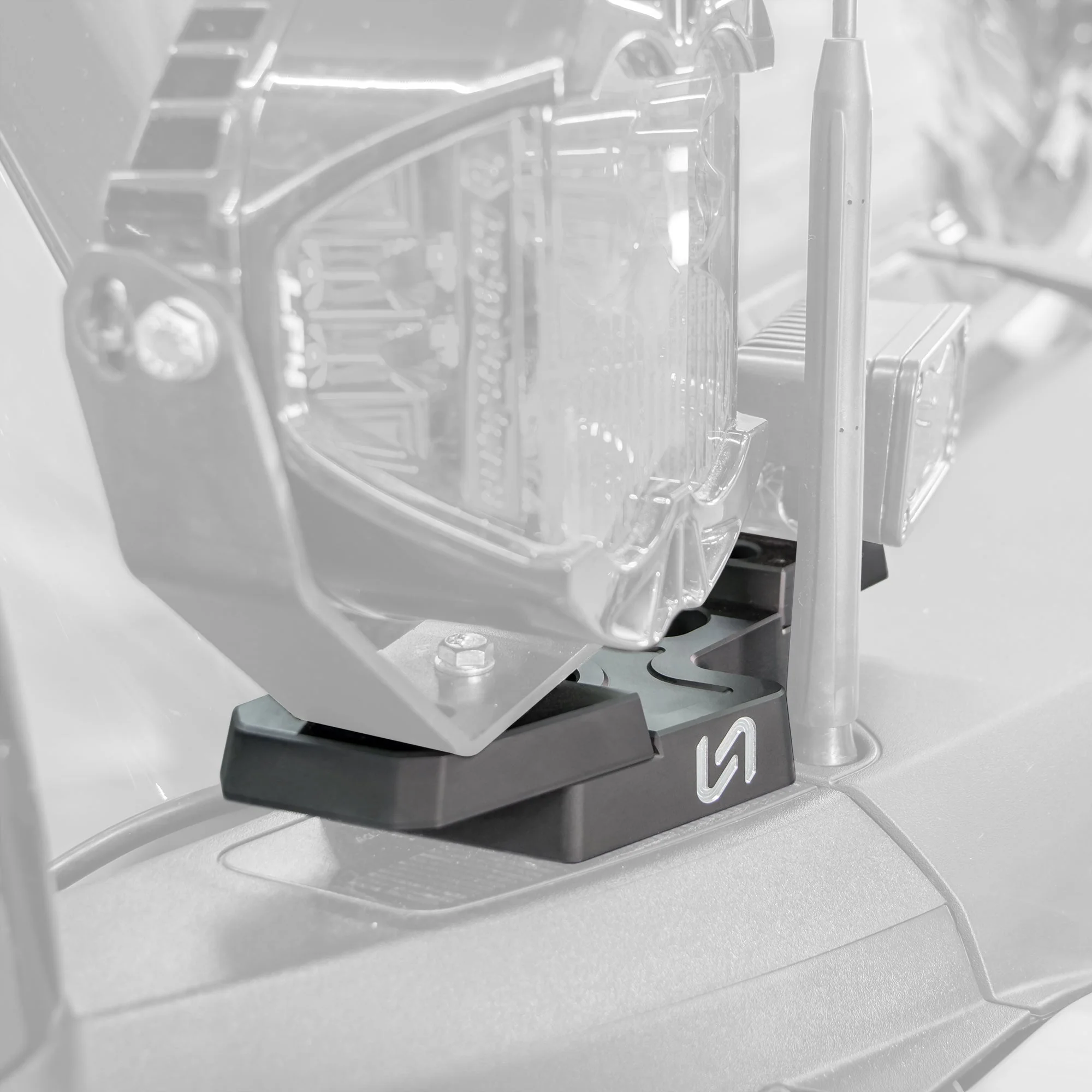 Turn Offroad  -2021+ Ford Bronco Billet Mirror Light Mount - Image 4