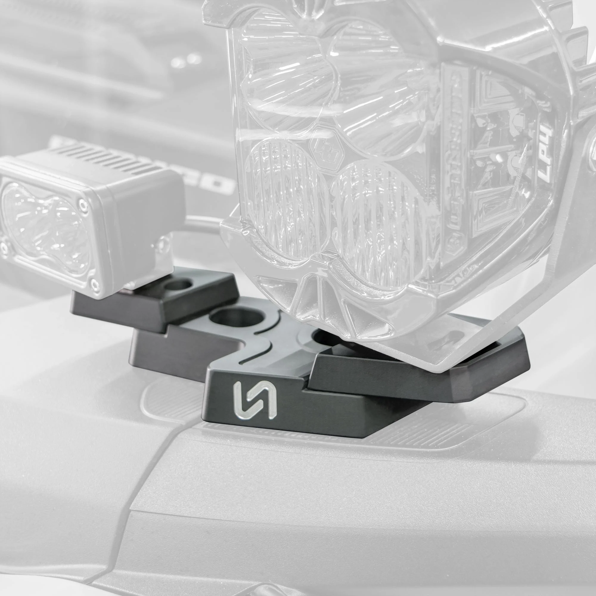 Turn Offroad  -2021+ Ford Bronco Billet Mirror Light Mount - Image 5