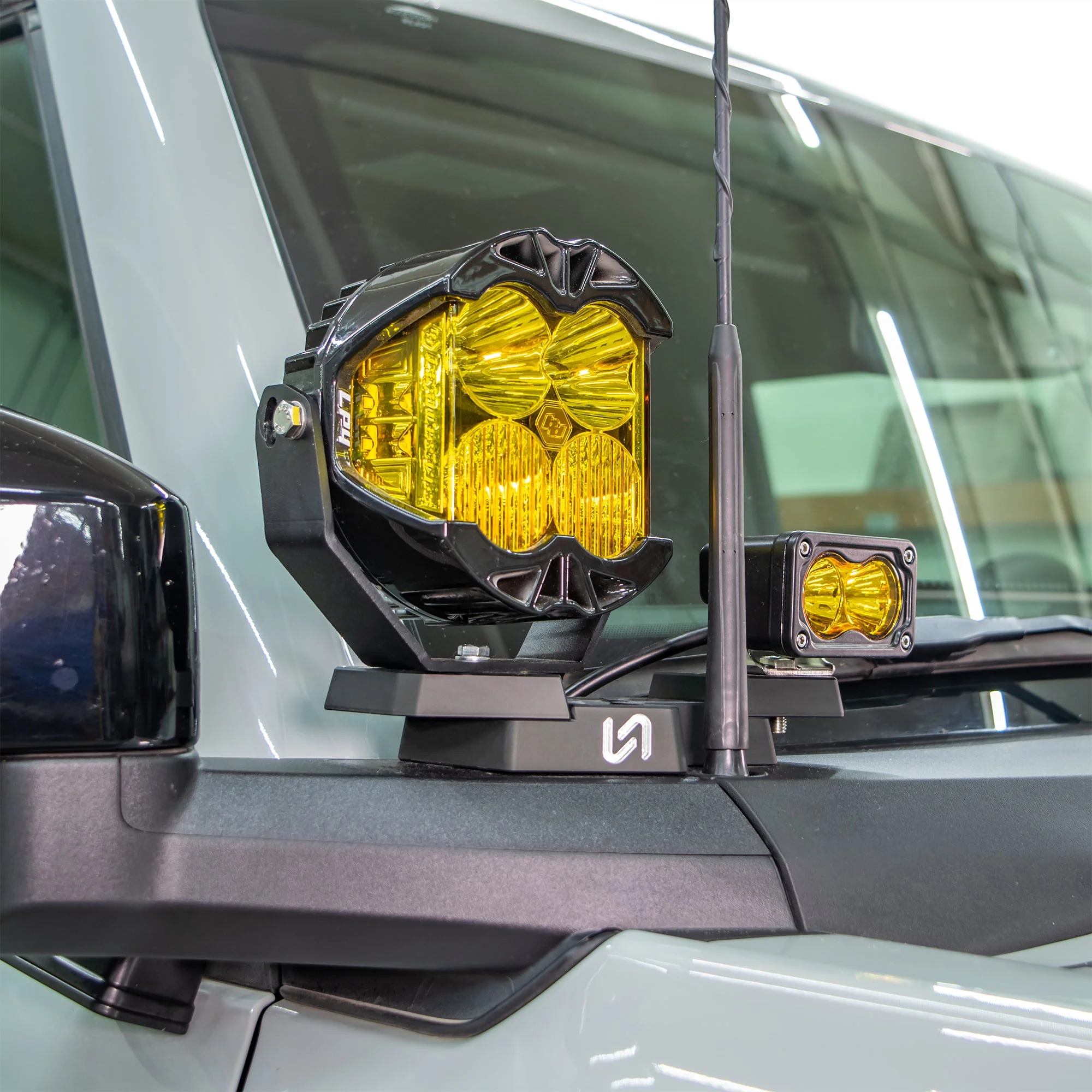 Turn Offroad  -2021+ Ford Bronco Billet Mirror Light Mount - Image 9