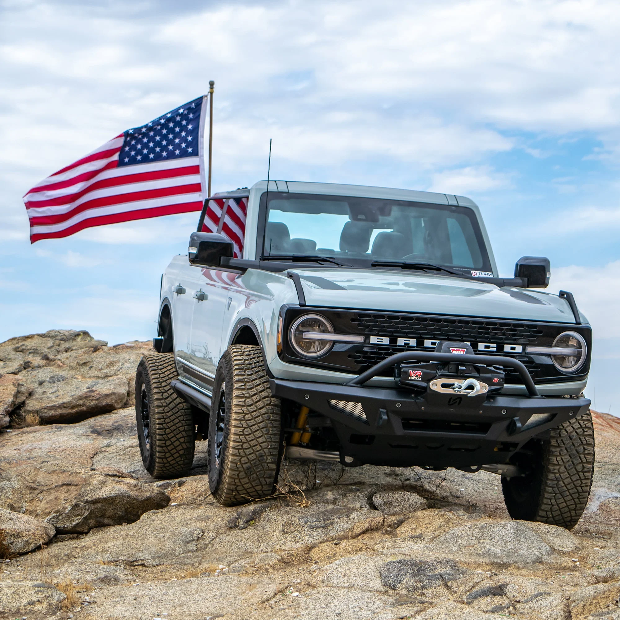 Turn Offroad  - 2021+ Ford Bronco HD Tailgate Flag Mount - Image 12