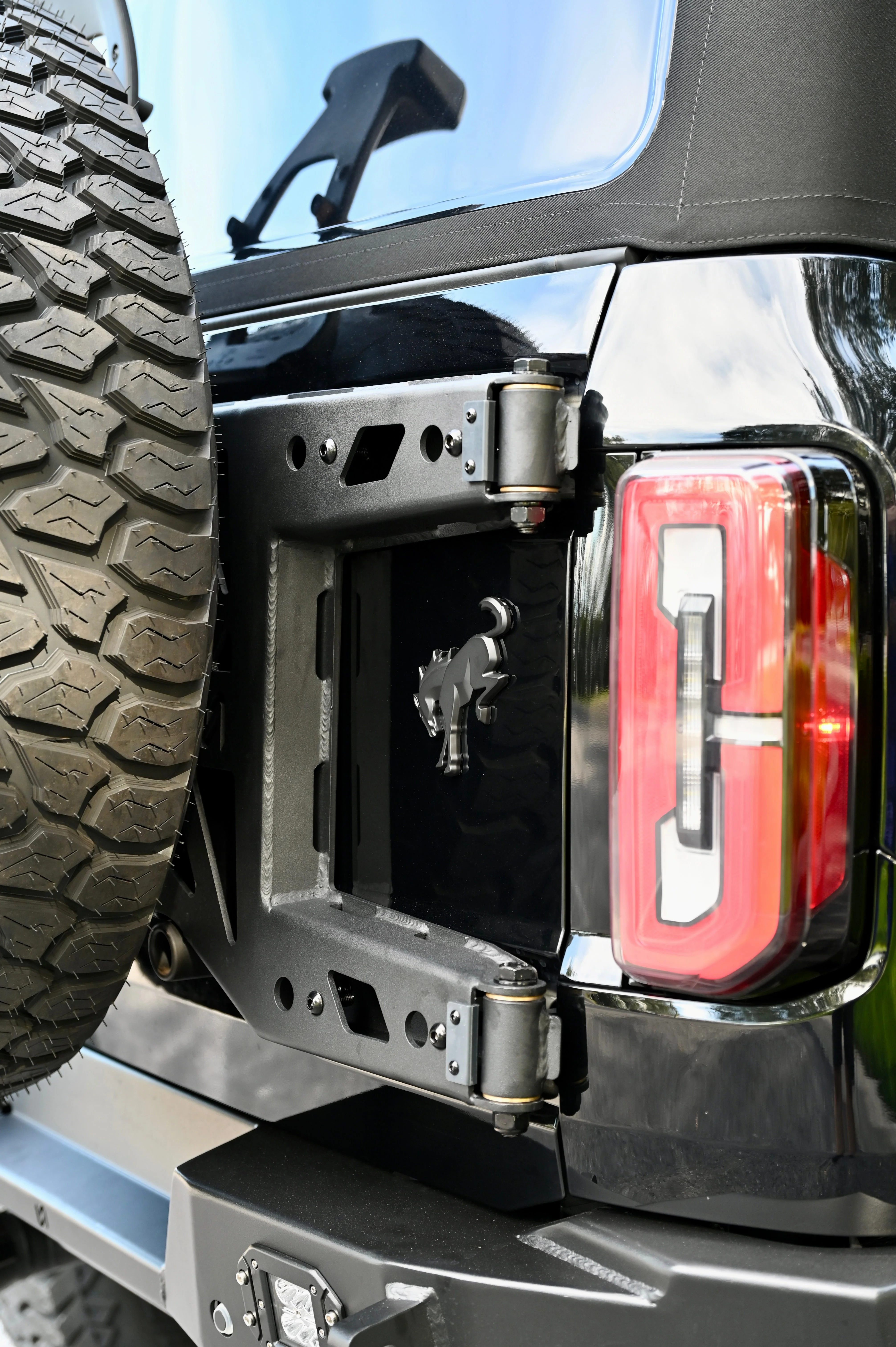 Turn Offroad  - 2021+ Ford Bronco HD Tire Carrier Tailgate Reinforcement - Image 10
