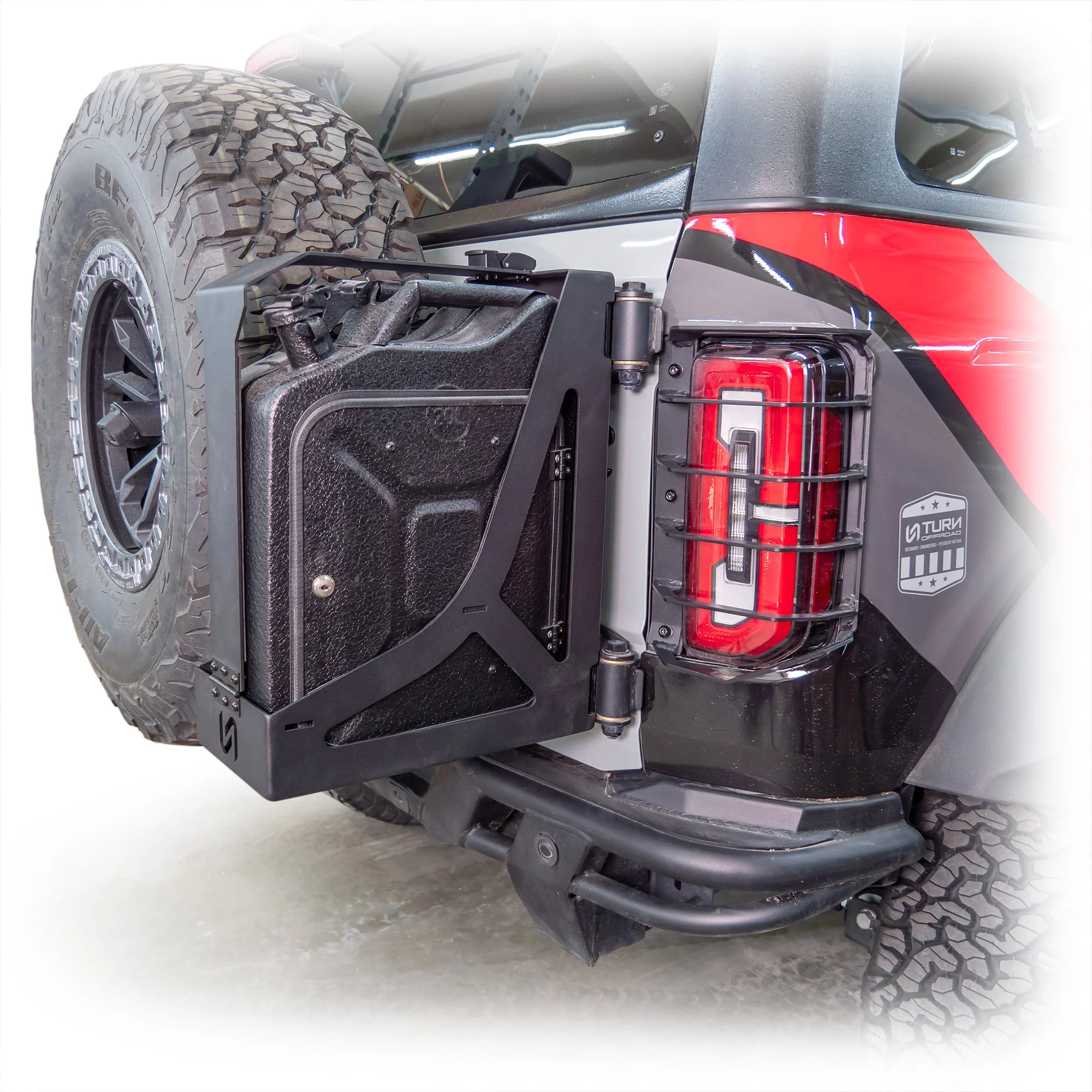 Turn Offroad  - 2021+ Ford Bronco Tailgate Jerry Can Mount - Image 8