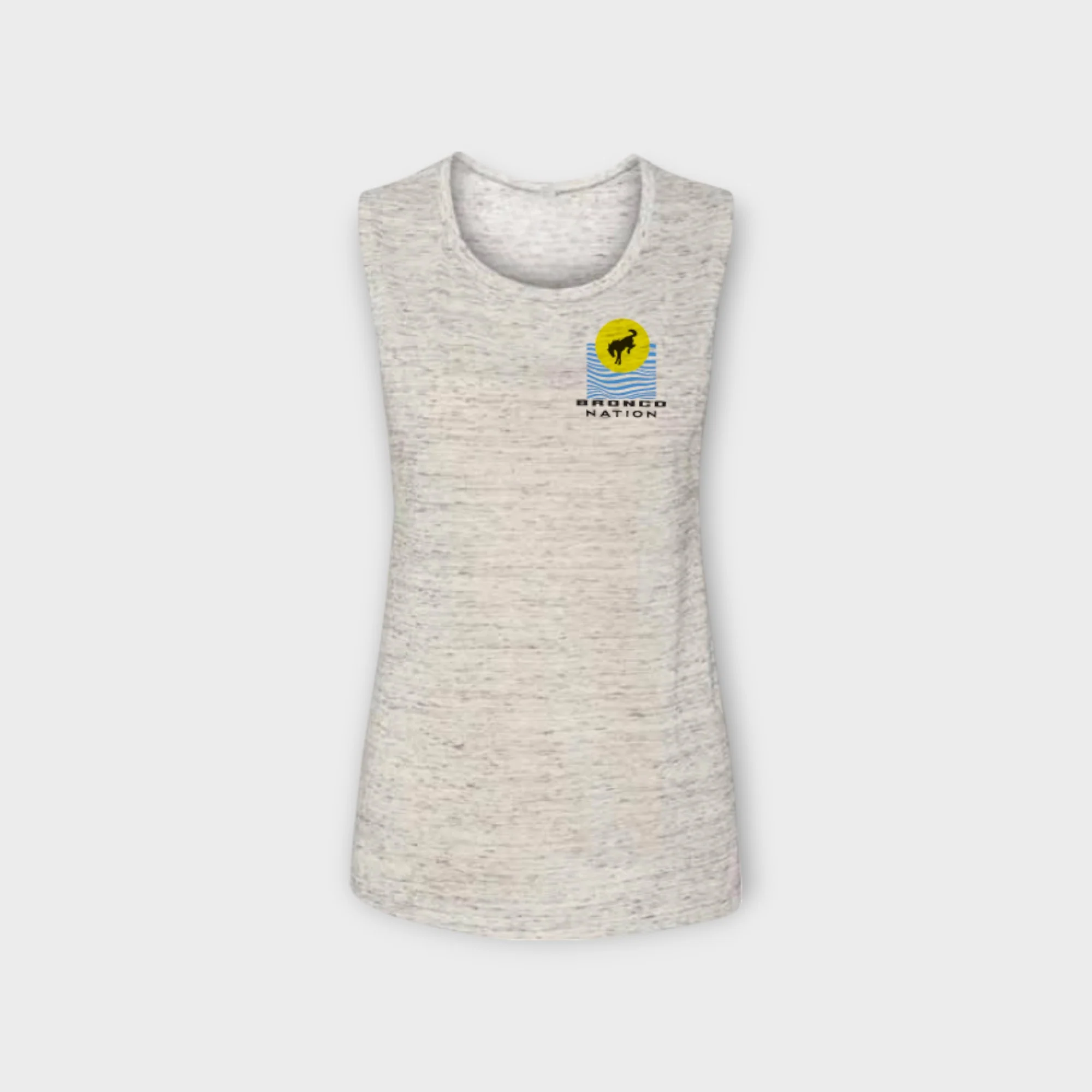 Bronco Nation - Women's Wavy Sleeveless - Image 2