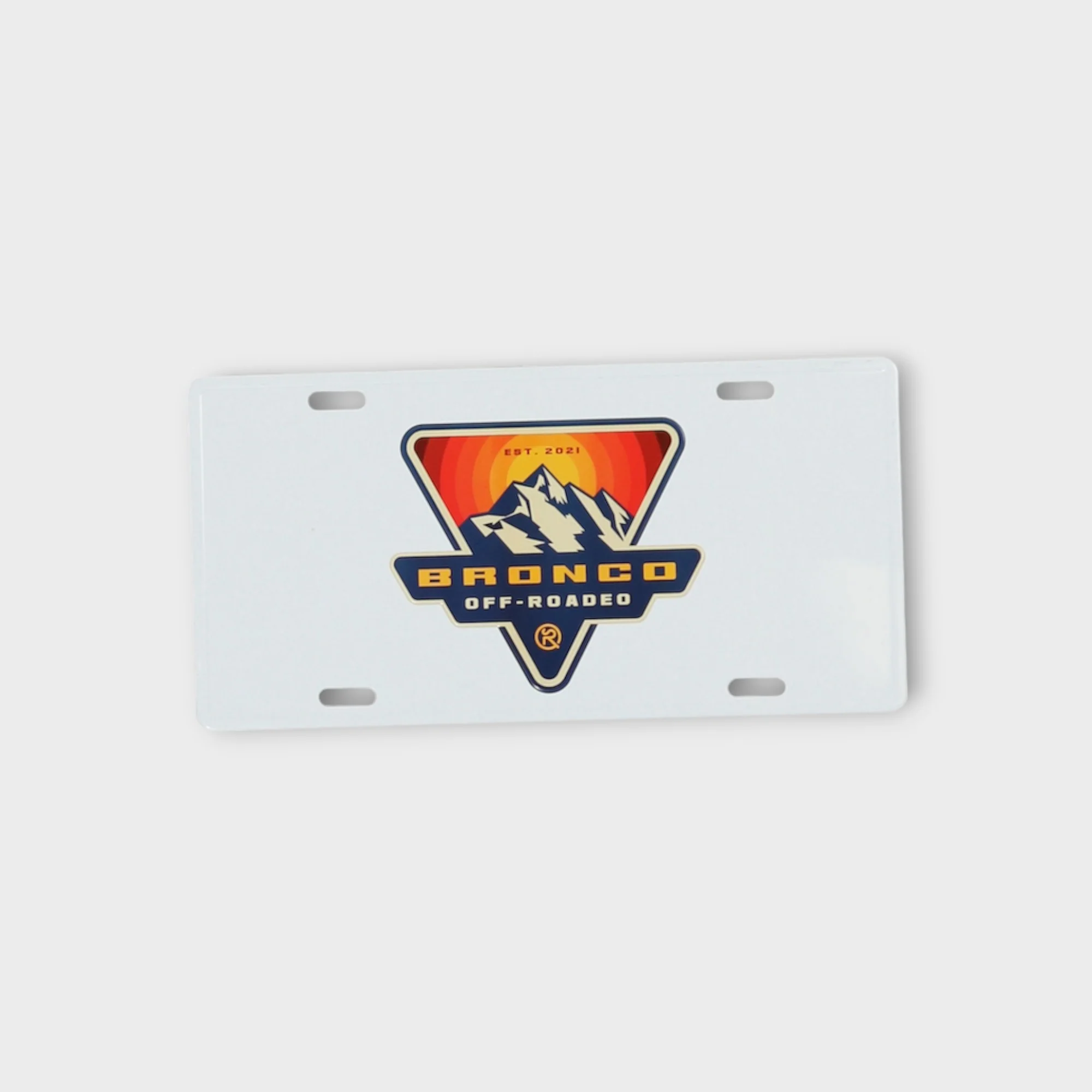 Bronco Off Roadeo - License Plate - Main Badge