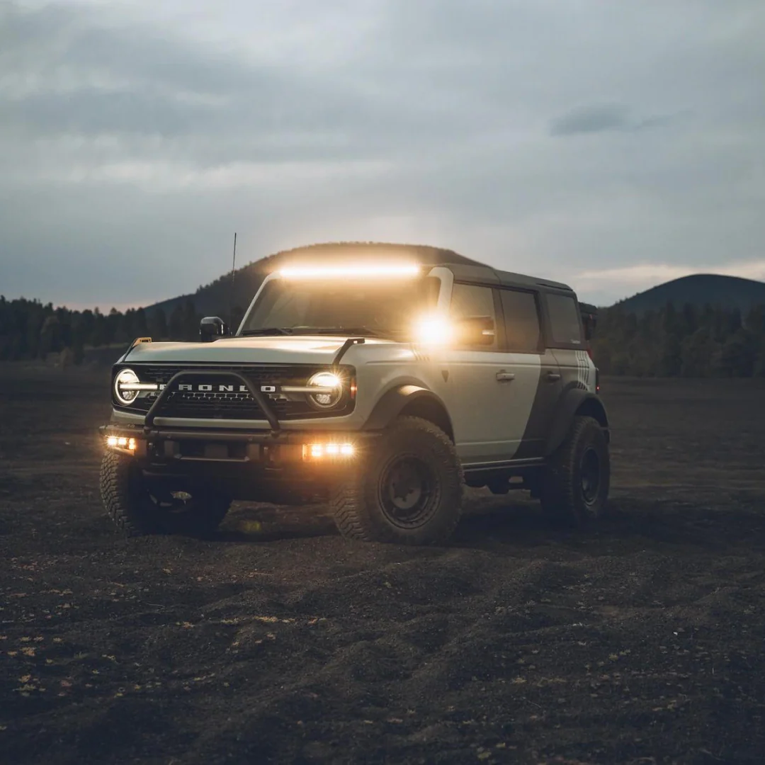 Heretic - Bronco 40" LED Light Bar with Roof Mount Kit - Image 4