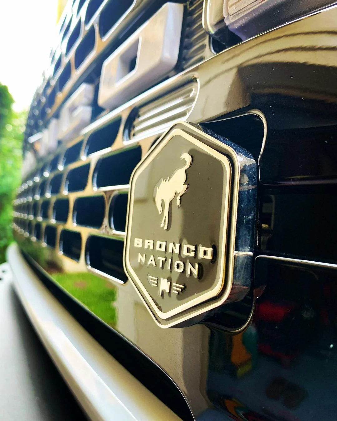 Bronco Nation - Black Grille Badge - Image 2