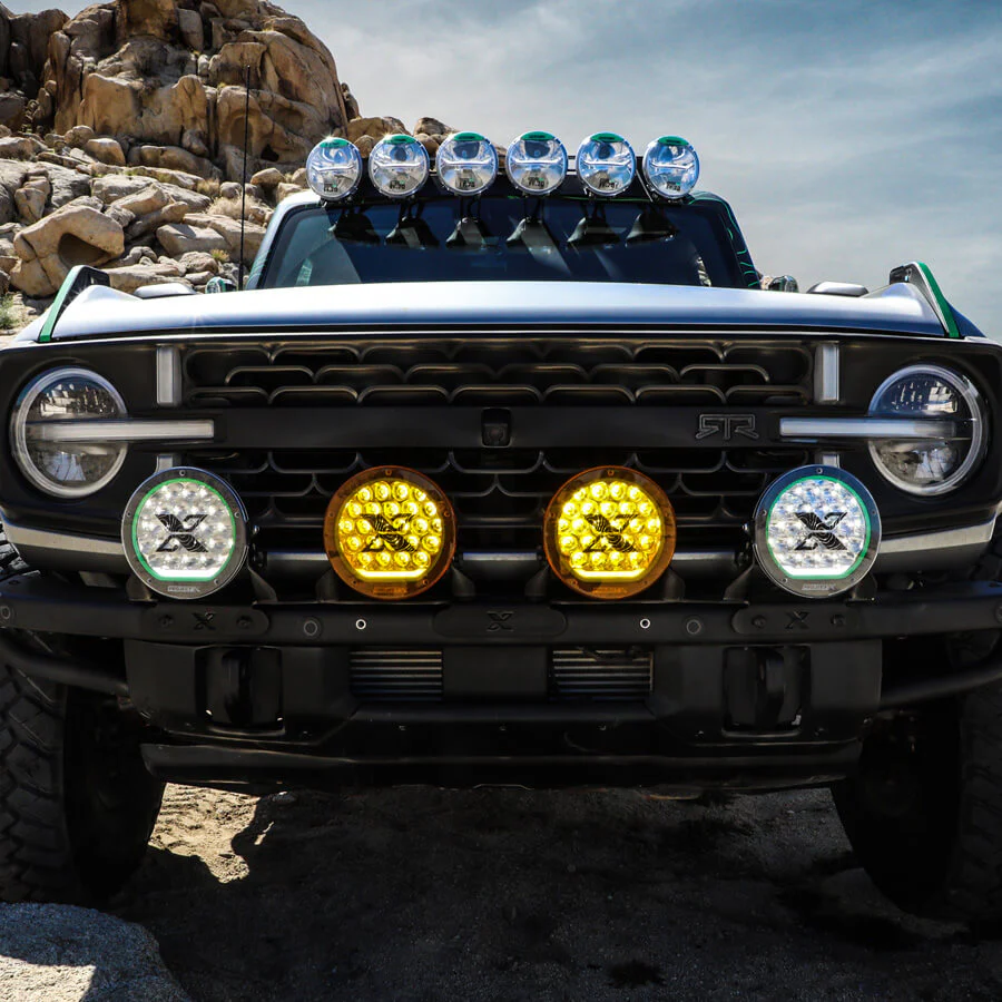 Project X - Series X Hp.70 2021+ Bronco Bumper Kit - 4 Light - Image 6