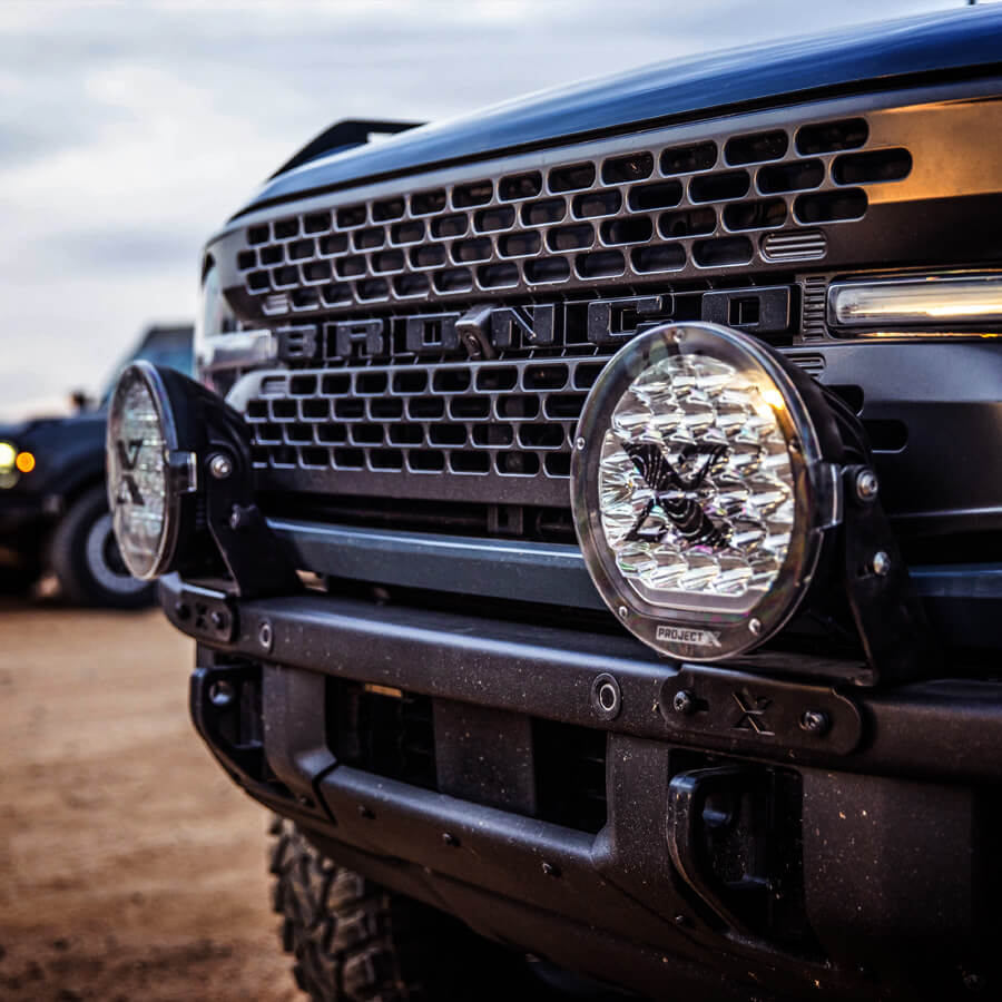 Project X - Series X Hp.85 2021+ Bronco Bumper Kit - 2 Light - Image 6
