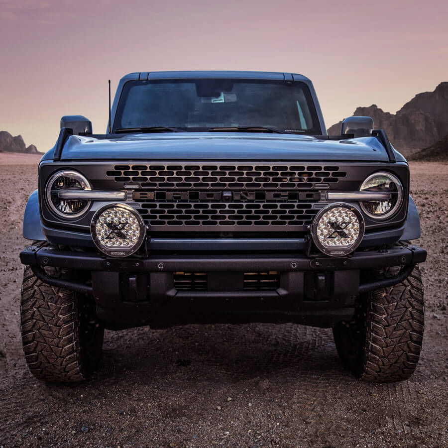 Project X - Series X Hp.85 2021+ Bronco Modular Bumper Mount - 2 Light - Image 5