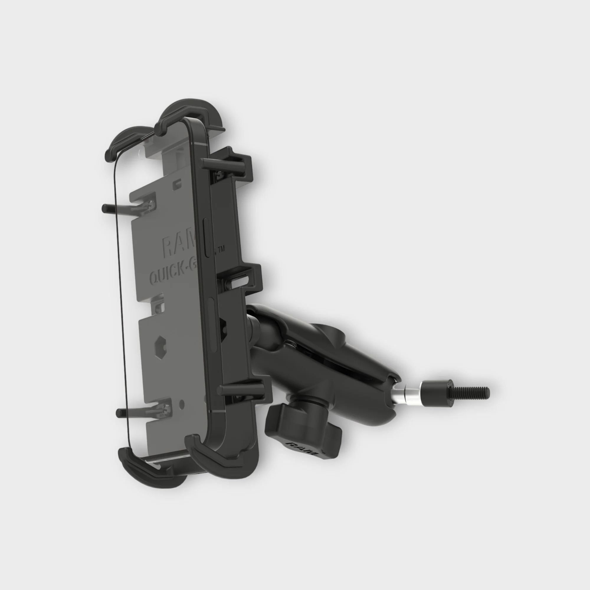 RAM® Quick-Grip™ XL Phone Mount with Grab Handle M6 Bolt Base