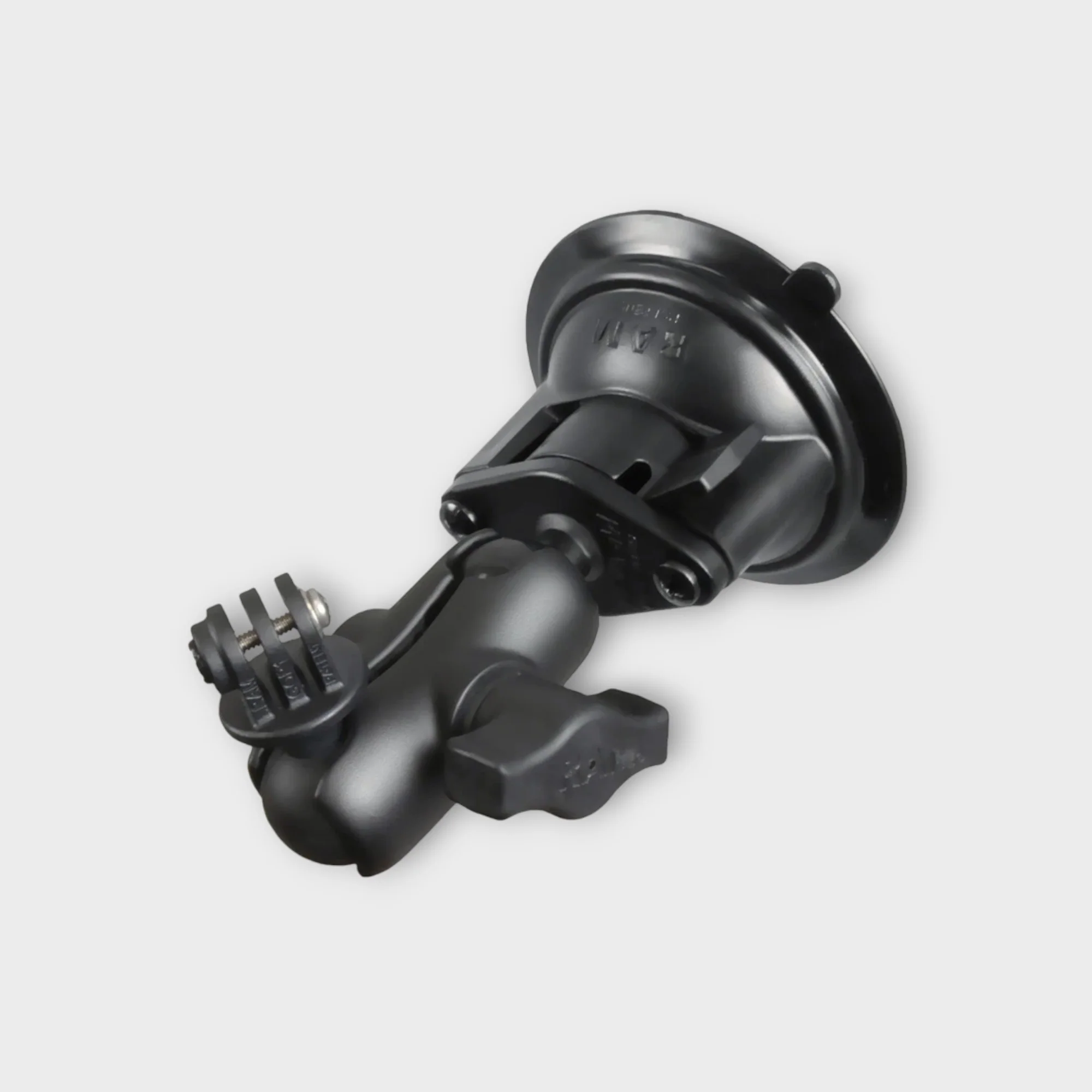 RAM® Twist-Lock™ Suction Cup Mount with Action Camera Adapter - Short - Image 3
