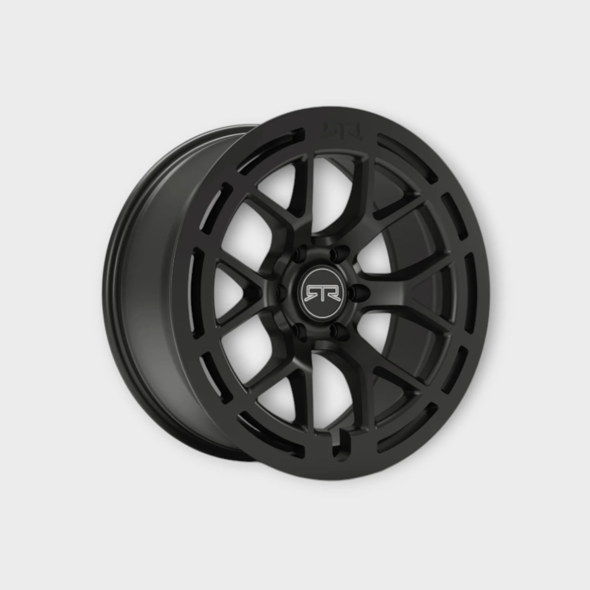 RTR -  Tech 6 Satin Black Wheel - Image 4