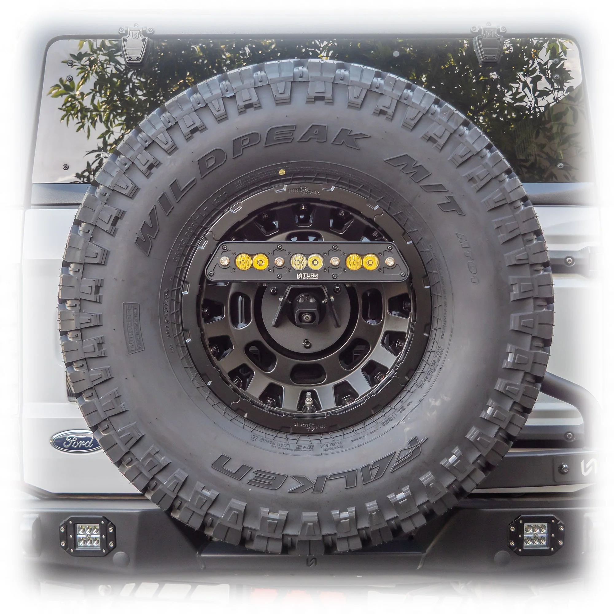 Turn Offroad - 2021+ Ford Bronco Chase 3rd Brake Light W/Wiring Harness Spare Tire Mount - Image 8