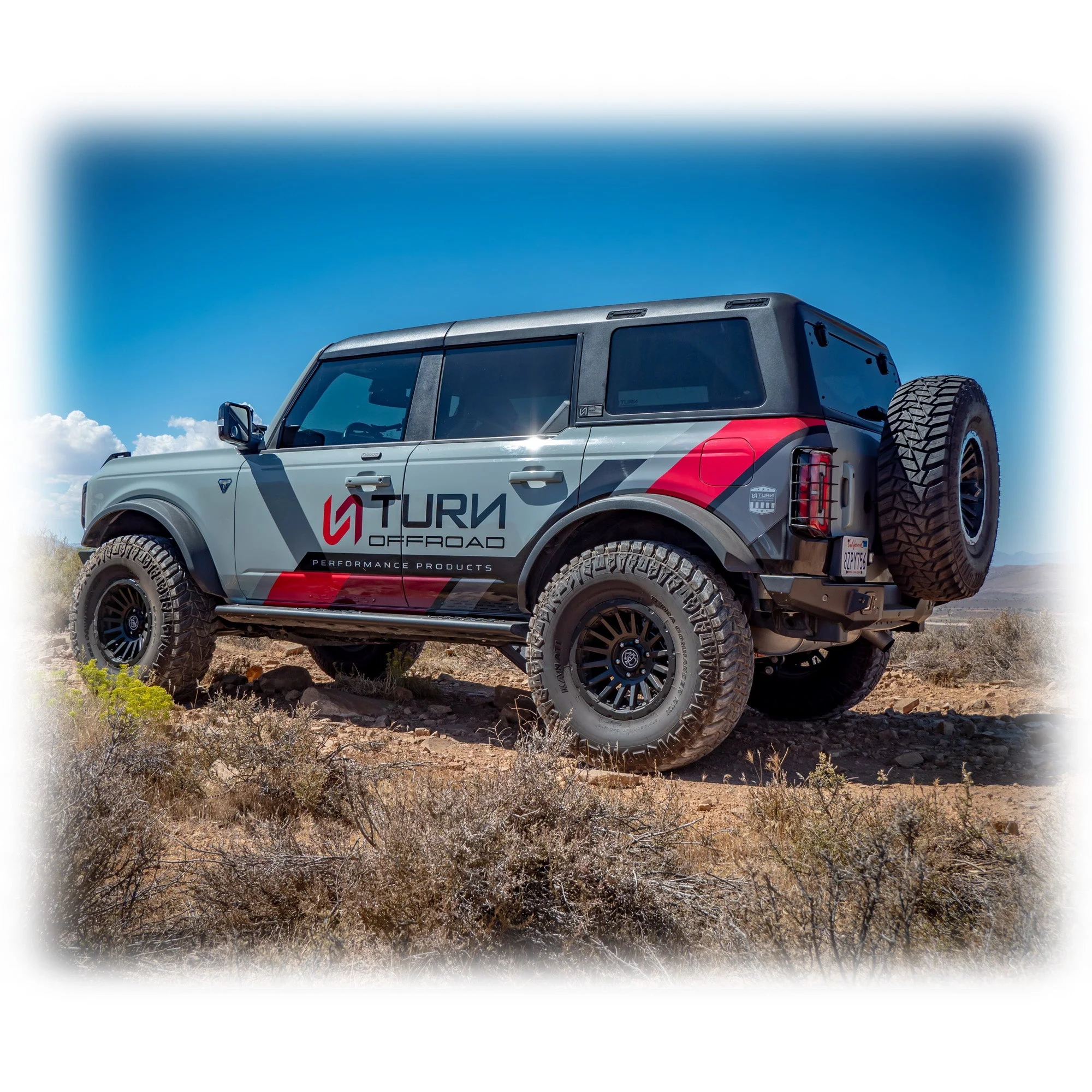 Turn Offroad - Bronco Billet Hardtop Badge with TOR Flag - Image 10