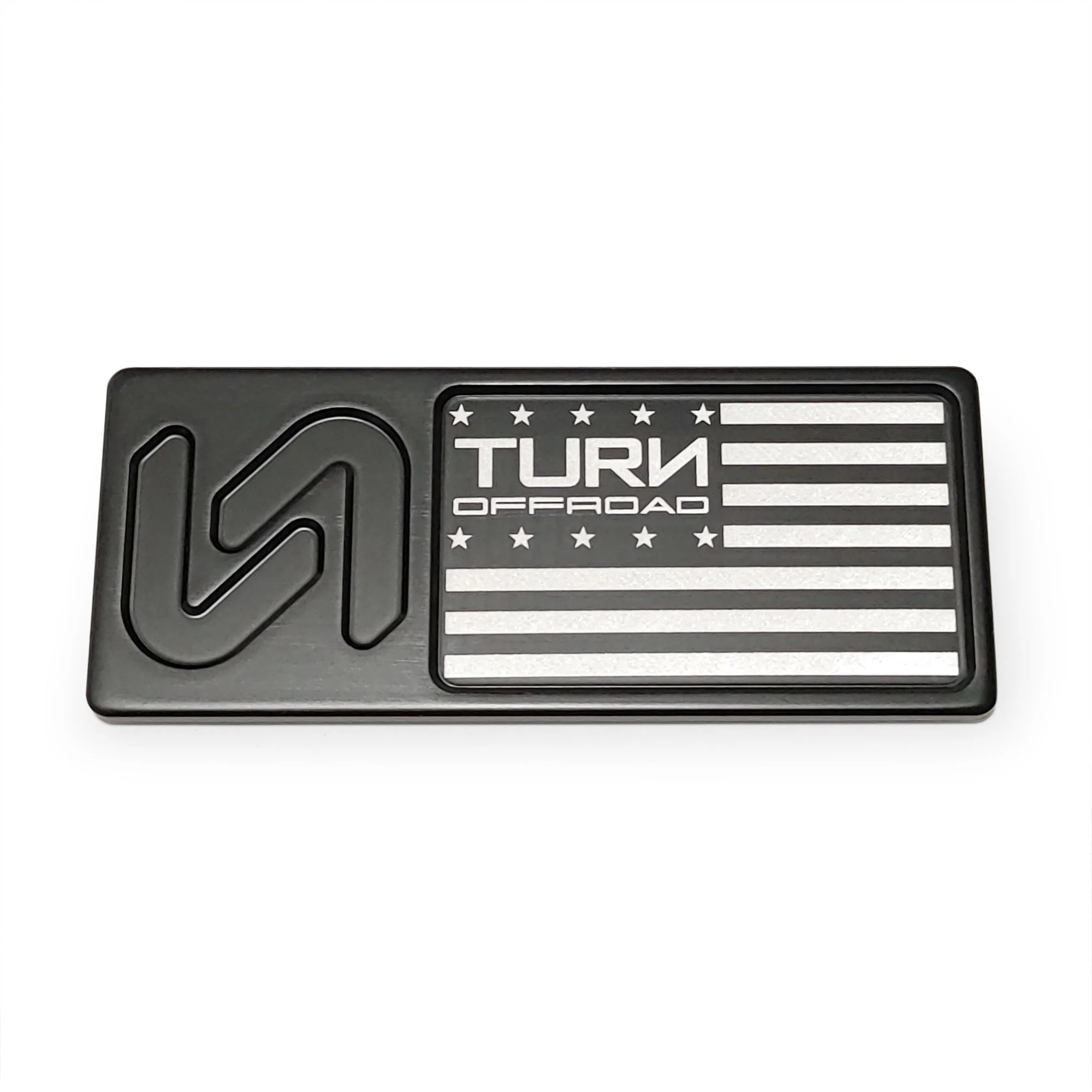 Turn Offroad - Bronco Billet Hardtop Badge with TOR Flag - Image 5