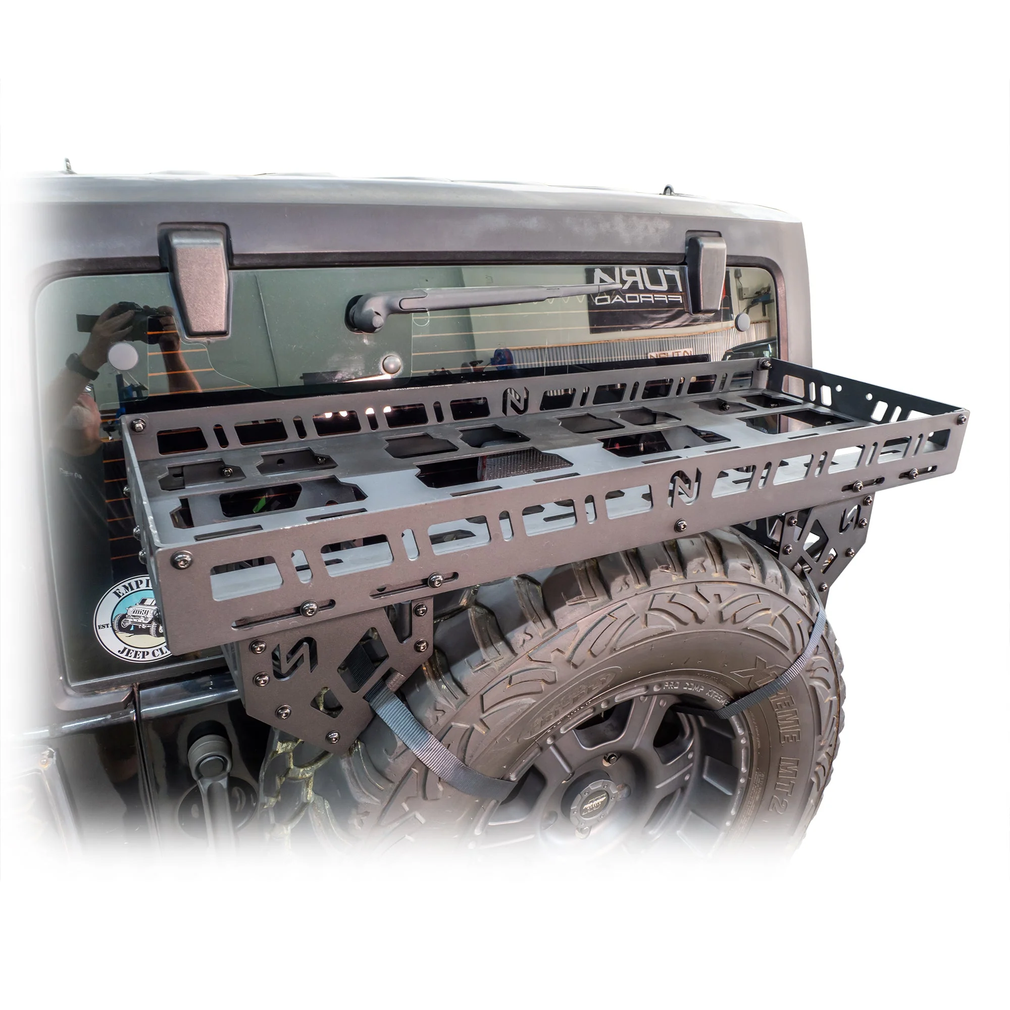 Turn Offroad - Universal Offroad Spare Tire Storage Rack - Offroad Ice Chest Carrier - Image 3