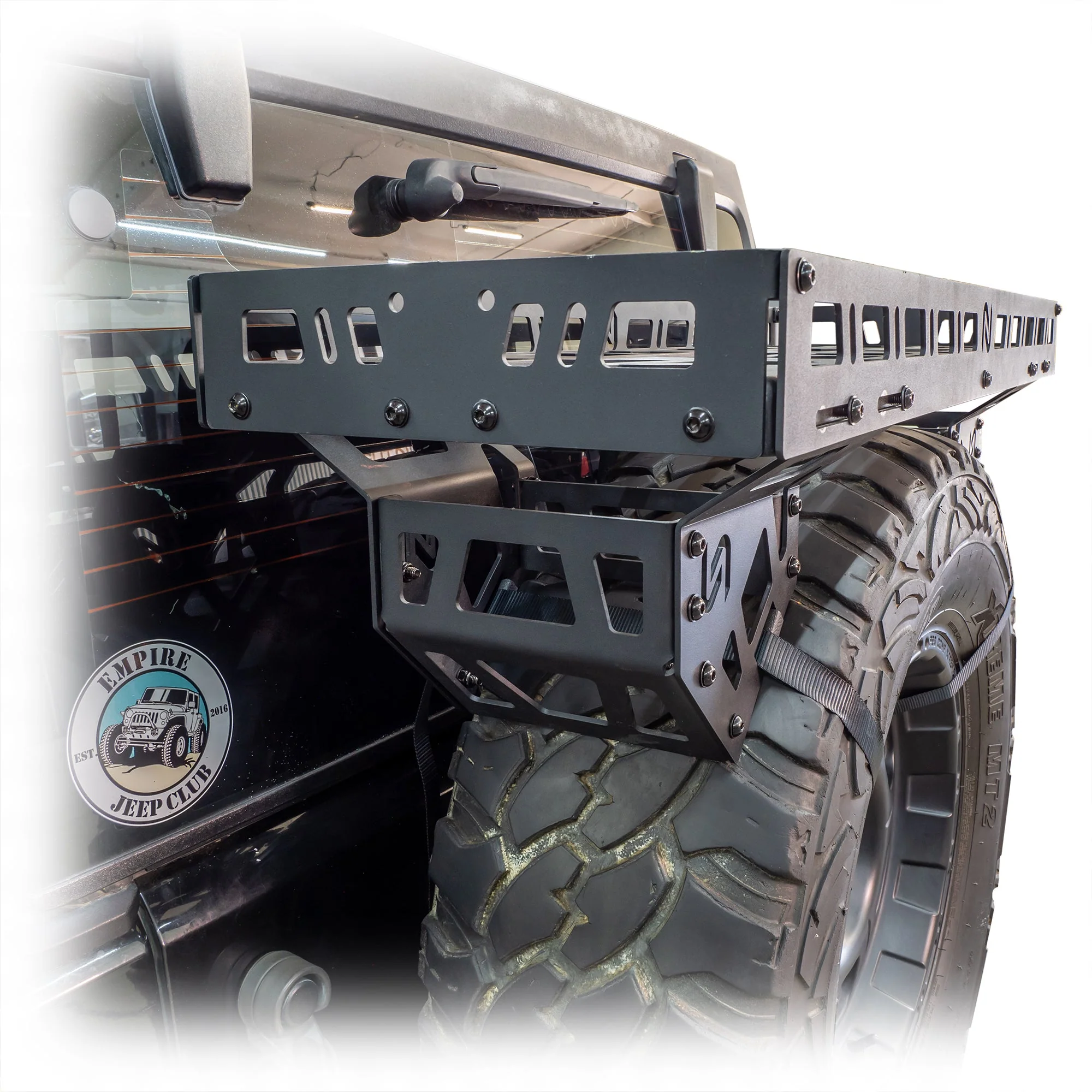 Turn Offroad - Universal Offroad Spare Tire Storage Rack - Offroad Ice Chest Carrier - Image 4
